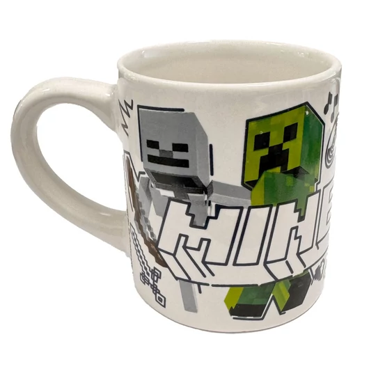 Minecraft Explore More porcelán bögre 235 ml (8 oz) Díszdobozban