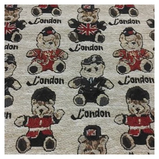Gobelin bútorszövet, Londonos macis mintázattal