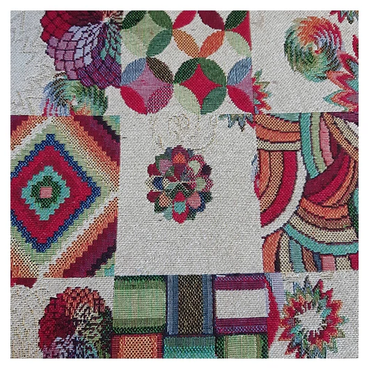 Gobelin bútorszövet, patchwork