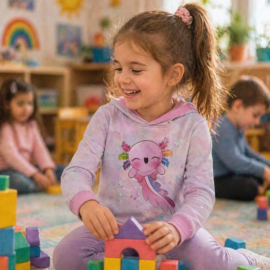 Prémium Futter, szabadidő anyag panel 40x50 cm, Szivárvány axolotl