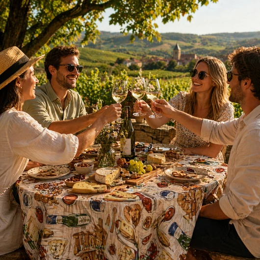 Party vízlepergető anyag, asztal