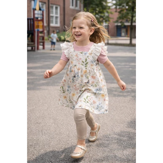 Prémium mintás pamutvászon, Erdei tisztás