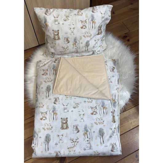 Prémium mintás pamutvászon, A fehér erdő