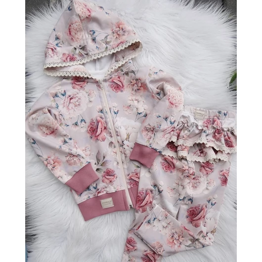 Prémium mintás futter, Pasztell rózsabimbók