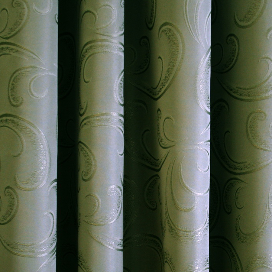 Panni sötétítő függöny, zöld színben